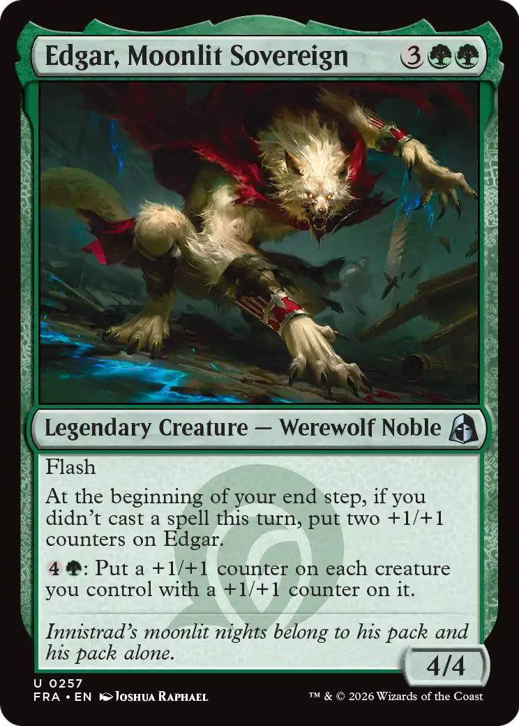 Edgar, Moonlit Sovereign [Reality Fracture] MTG Single Magic: The Gathering | Red Claw Gaming