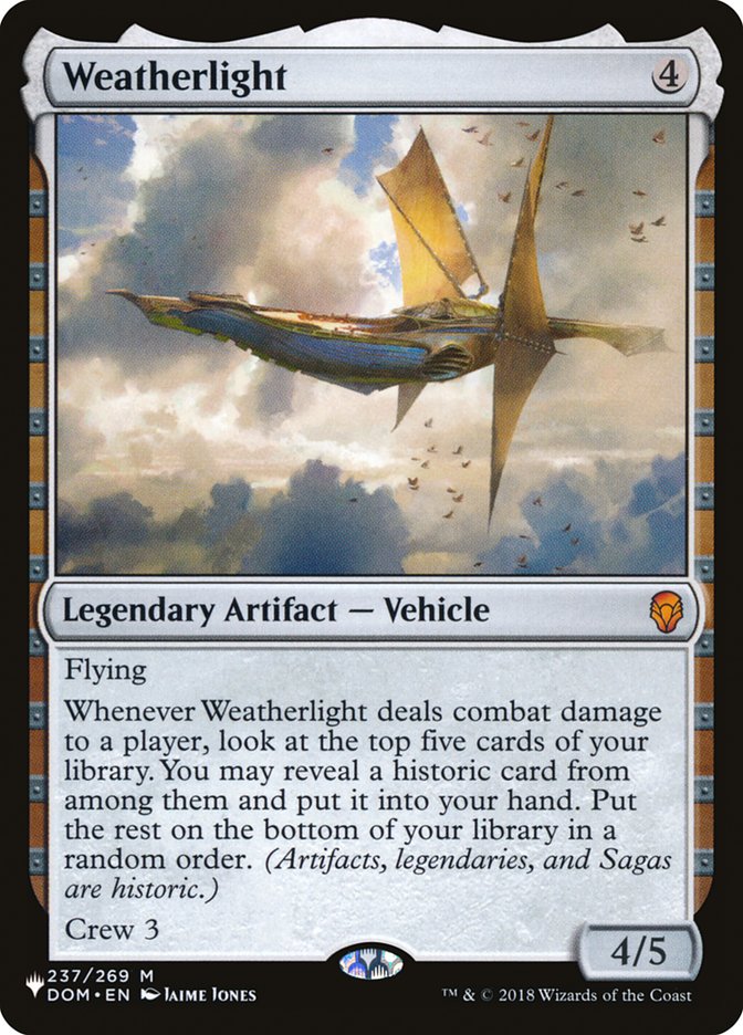Weatherlight [The List] MTG Single Magic: The Gathering | Red Claw Gaming