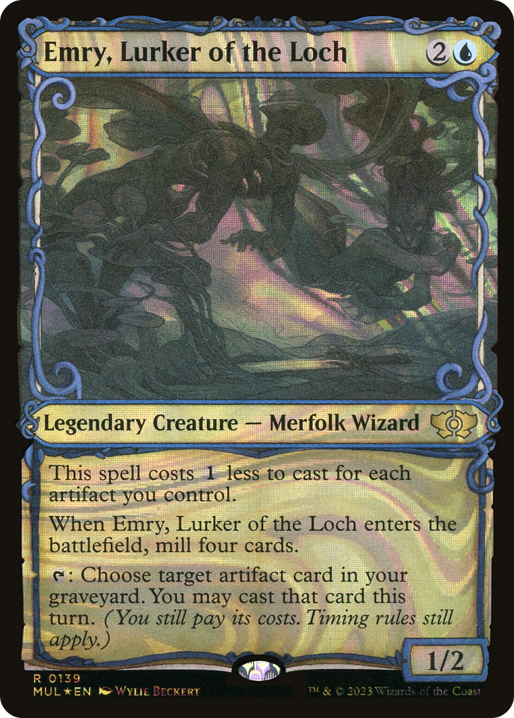 Emry, Lurker of the Loch (Halo Foil) [Multiverse Legends] MTG Single Magic: The Gathering | Red Claw Gaming