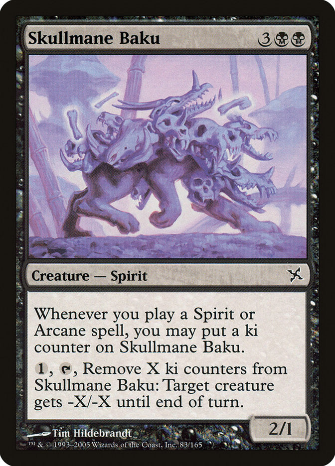 Skullmane Baku [Betrayers of Kamigawa] MTG Single Magic: The Gathering | Red Claw Gaming