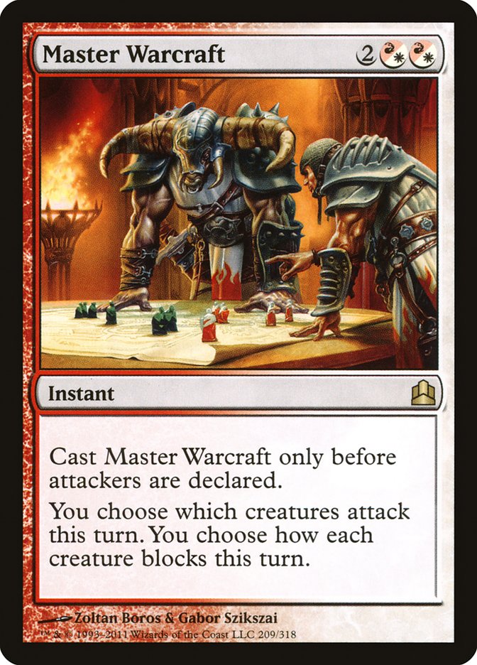 Master Warcraft [Commander 2011] MTG Single Magic: The Gathering | Red Claw Gaming