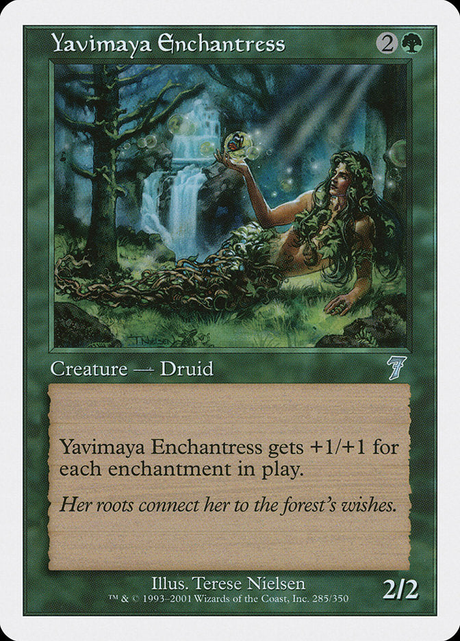 Yavimaya Enchantress [Seventh Edition] MTG Single Magic: The Gathering | Red Claw Gaming