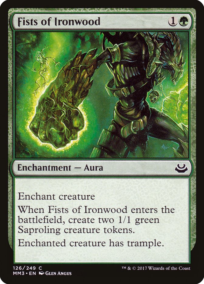 Fists of Ironwood [Modern Masters 2017] MTG Single Magic: The Gathering | Red Claw Gaming