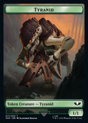 Tyranid (017) // Tyranid Warrior Double-Sided Token (Surge Foil) [Warhammer 40,000 Tokens] MTG Single Magic: The Gathering | Red Claw Gaming