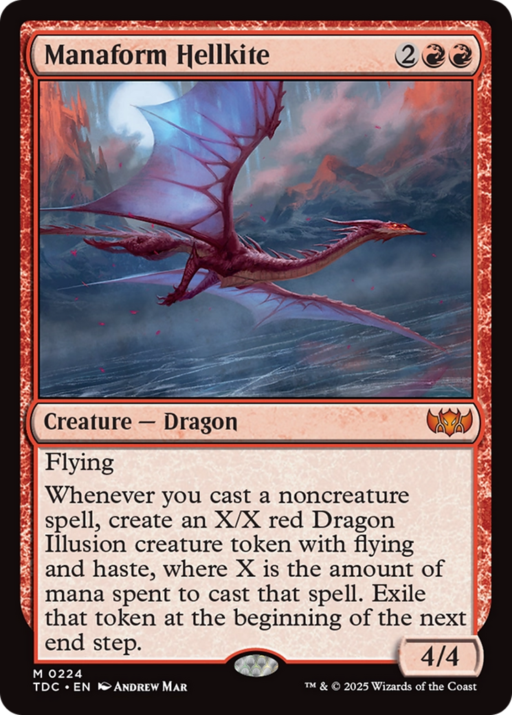 Manaform Hellkite [Tarkir: Dragonstorm Commander] MTG Single Magic: The Gathering | Red Claw Gaming
