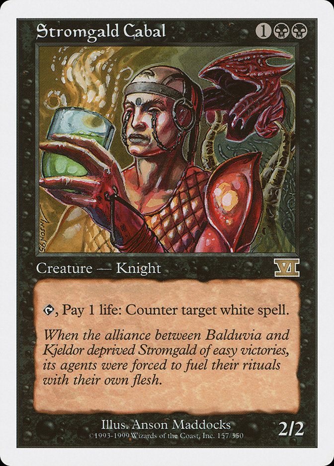 Stromgald Cabal [Classic Sixth Edition] MTG Single Magic: The Gathering | Red Claw Gaming