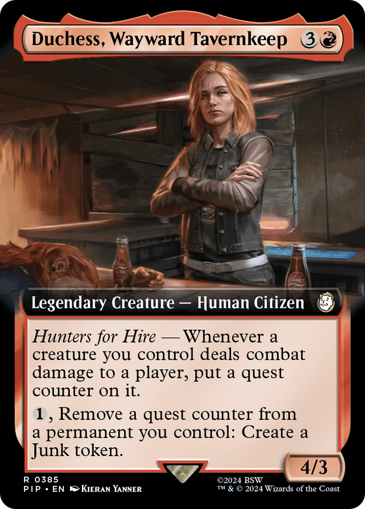 Duchess, Wayward Tavernkeep (Extended Art) [Fallout] MTG Single Magic: The Gathering | Red Claw Gaming
