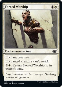 Forced Worship [Jumpstart 2022] MTG Single Magic: The Gathering | Red Claw Gaming