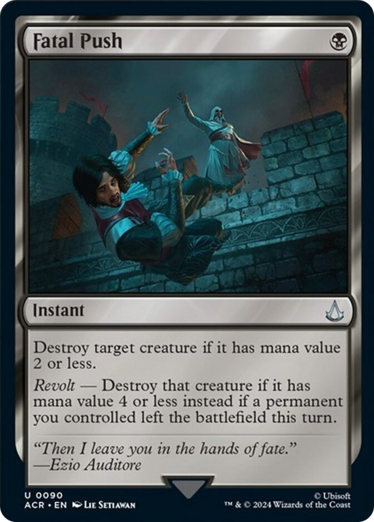 Fatal Push [Assassin's Creed] MTG Single Magic: The Gathering | Red Claw Gaming