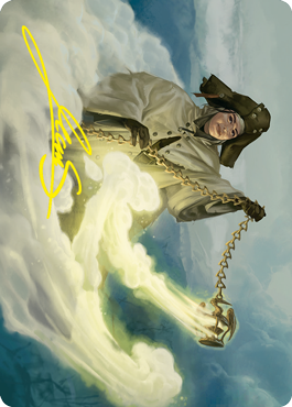Traveling Minister Art Card (Gold-Stamped Signature) [Innistrad: Crimson Vow Art Series] MTG Single Magic: The Gathering | Red Claw Gaming