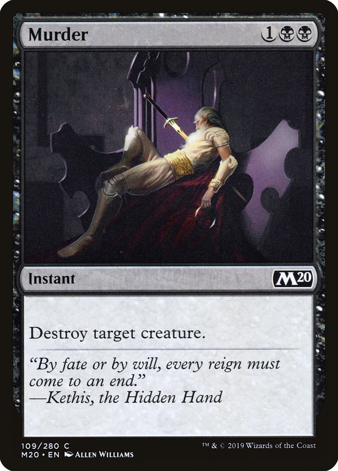 Murder [Core Set 2020] MTG Single Magic: The Gathering | Red Claw Gaming