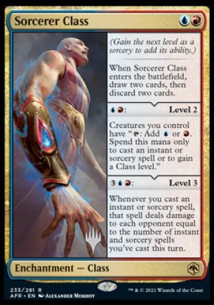 Sorcerer Class (Promo Pack) [Dungeons & Dragons: Adventures in the Forgotten Realms Promos] MTG Single Magic: The Gathering | Red Claw Gaming
