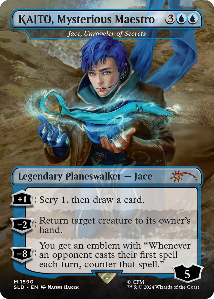 KAITO, Mysterious Maestro - Jace, Unraveler of Secrets [Secret Lair Drop Series] MTG Single Magic: The Gathering | Red Claw Gaming