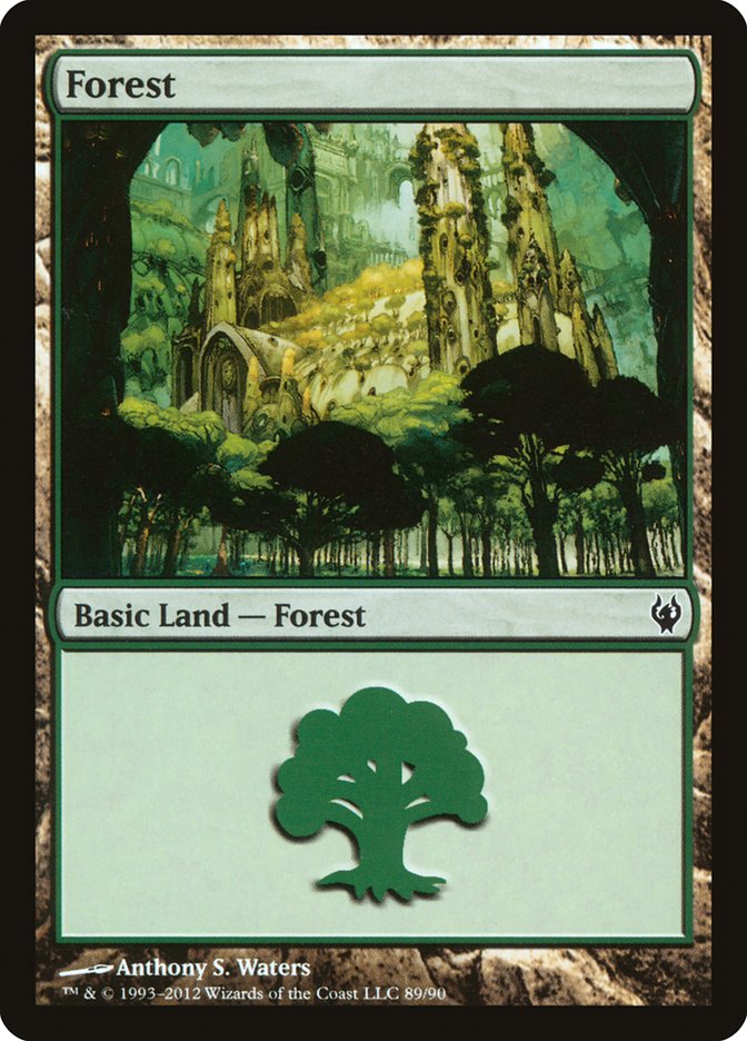 Forest (89) [Duel Decks: Izzet vs. Golgari] MTG Single Magic: The Gathering | Red Claw Gaming