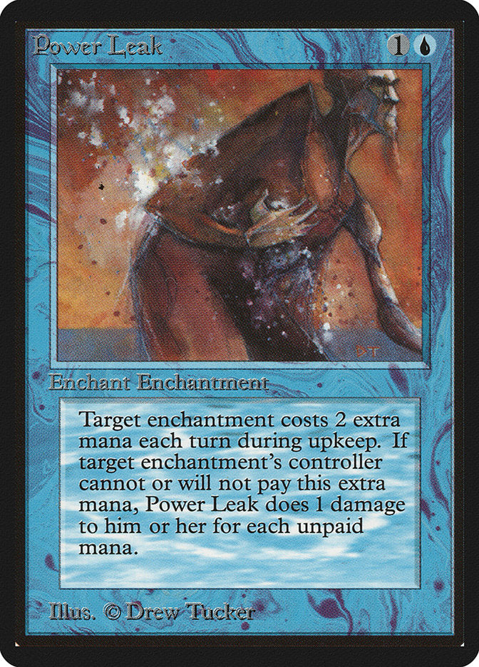 Power Leak [Beta Edition] MTG Single Magic: The Gathering | Red Claw Gaming