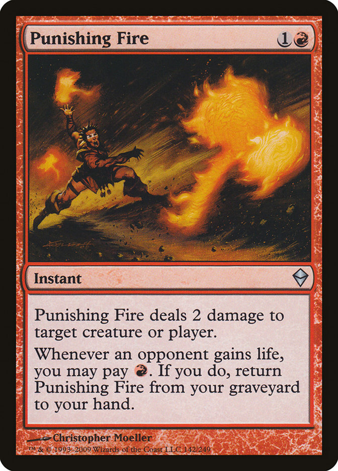 Punishing Fire [Zendikar] MTG Single Magic: The Gathering | Red Claw Gaming