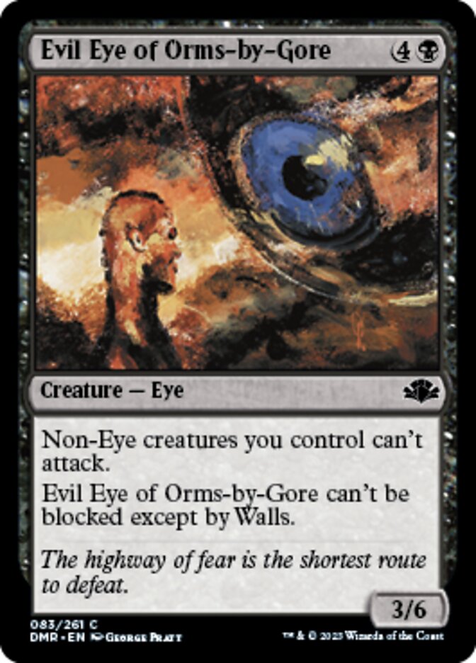 Evil Eye of Orms-by-Gore [Dominaria Remastered] MTG Single Magic: The Gathering | Red Claw Gaming