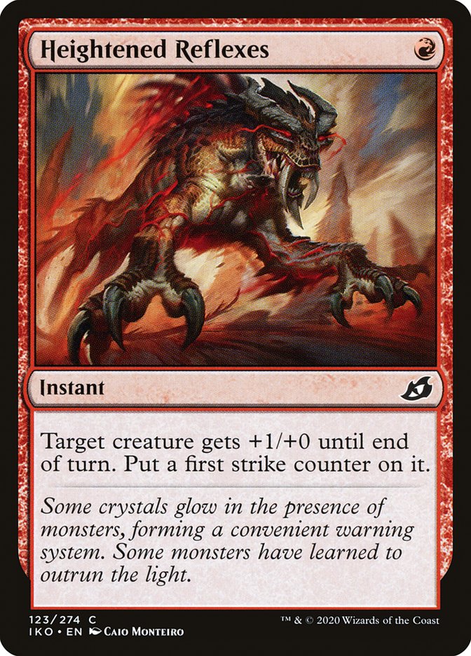 Heightened Reflexes [Ikoria: Lair of Behemoths] MTG Single Magic: The Gathering | Red Claw Gaming