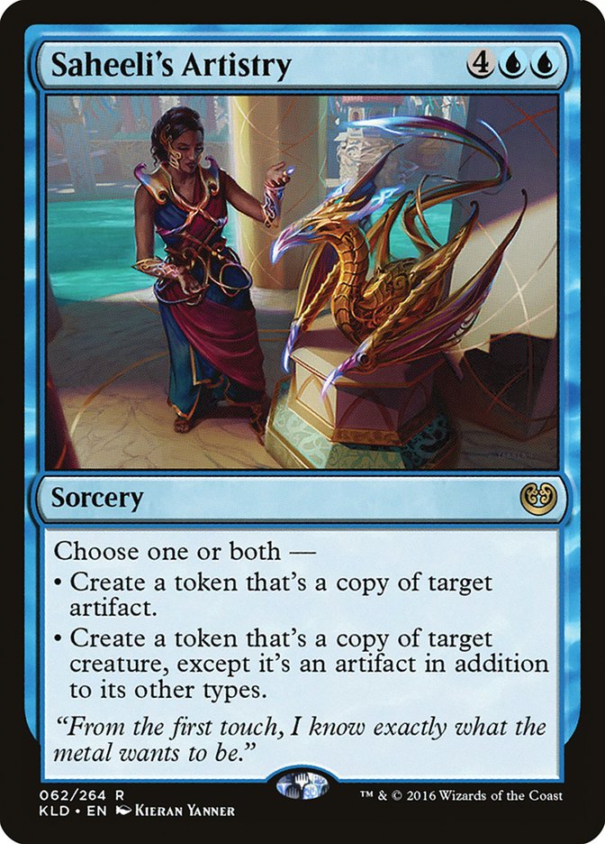 Saheeli's Artistry [Kaladesh] MTG Single Magic: The Gathering | Red Claw Gaming