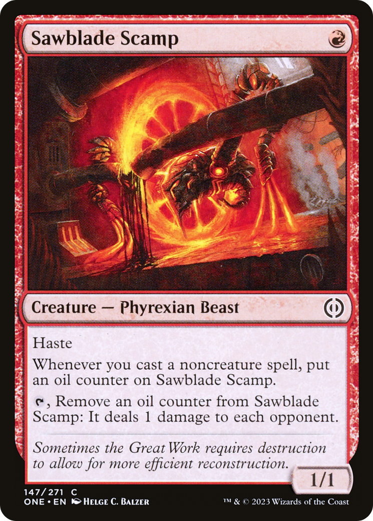Sawblade Scamp [Phyrexia: All Will Be One] MTG Single Magic: The Gathering | Red Claw Gaming