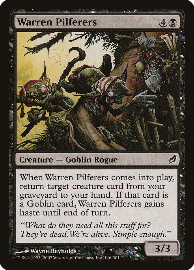 Warren Pilferers [Lorwyn] MTG Single Magic: The Gathering | Red Claw Gaming