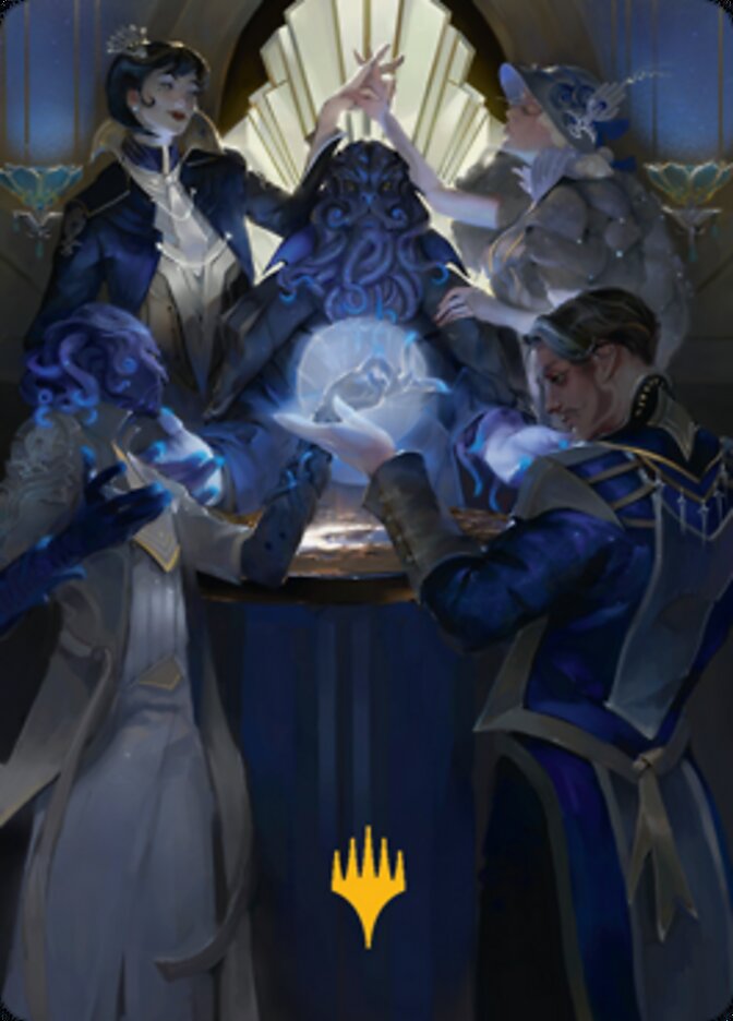 Obscura Ascendancy Art Card (Gold-Stamped Signature) [Streets of New Capenna Art Series] MTG Single Magic: The Gathering | Red Claw Gaming