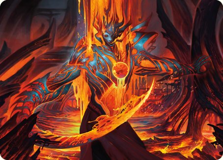 Free From Flesh Art Card [Phyrexia: All Will Be One Art Series] MTG Single Magic: The Gathering | Red Claw Gaming