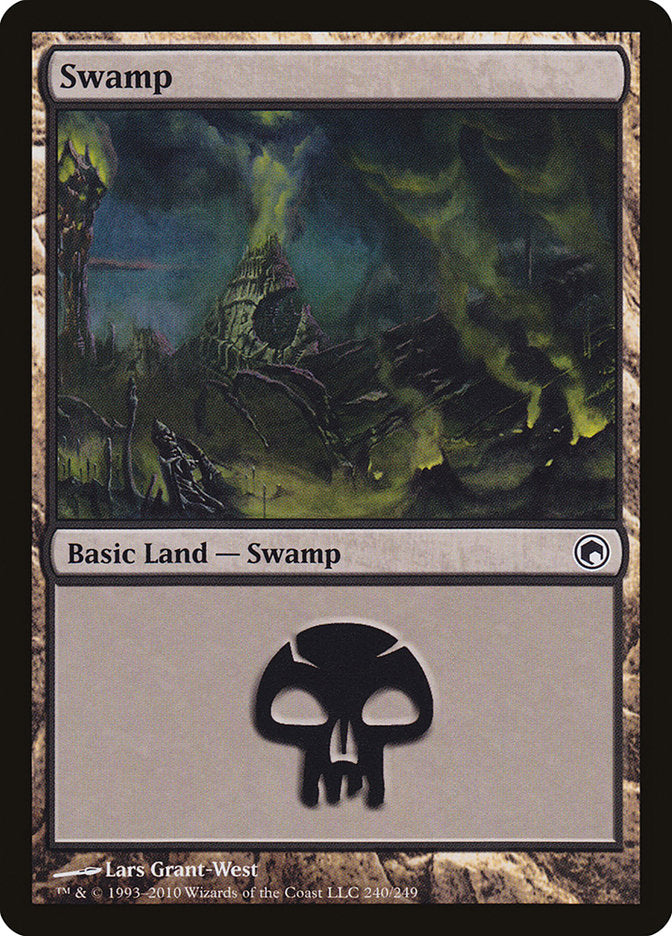 Swamp (240) [Scars of Mirrodin] MTG Single Magic: The Gathering | Red Claw Gaming