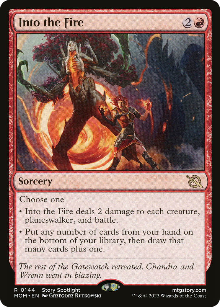 Into the Fire [March of the Machine] MTG Single Magic: The Gathering    | Red Claw Gaming