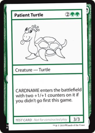 Patient Turtle (2021 Edition) [Mystery Booster Playtest Cards] MTG Single Magic: The Gathering | Red Claw Gaming