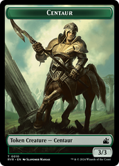 Goblin (0008) // Centaur Double-Sided Token [Ravnica Remastered Tokens] MTG Single Magic: The Gathering | Red Claw Gaming