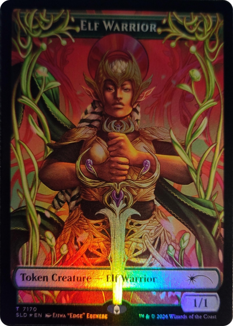 Elf Warrior Token (7170) [Secret Lair Drop Series] | Red Claw Gaming
