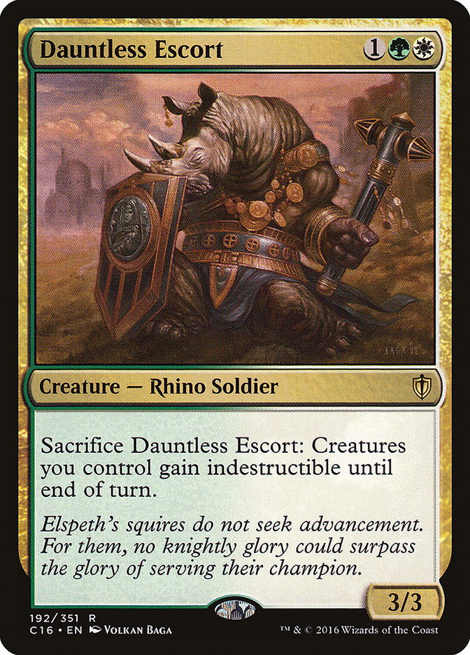 Dauntless Escort [Commander 2016] MTG Single Magic: The Gathering | Red Claw Gaming