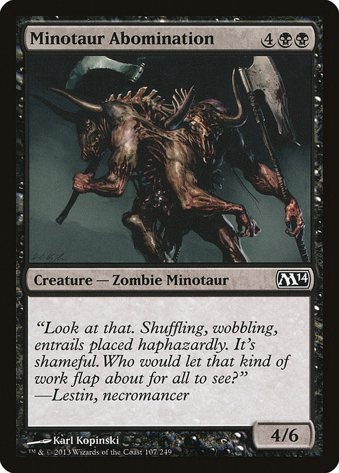 Minotaur Abomination [Magic 2014] MTG Single Magic: The Gathering | Red Claw Gaming