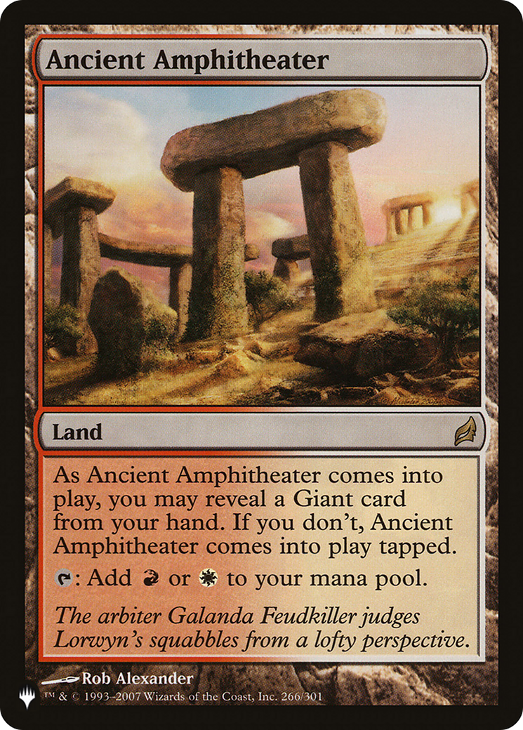 Ancient Amphitheater (LRW) [The List] MTG Single Magic: The Gathering | Red Claw Gaming
