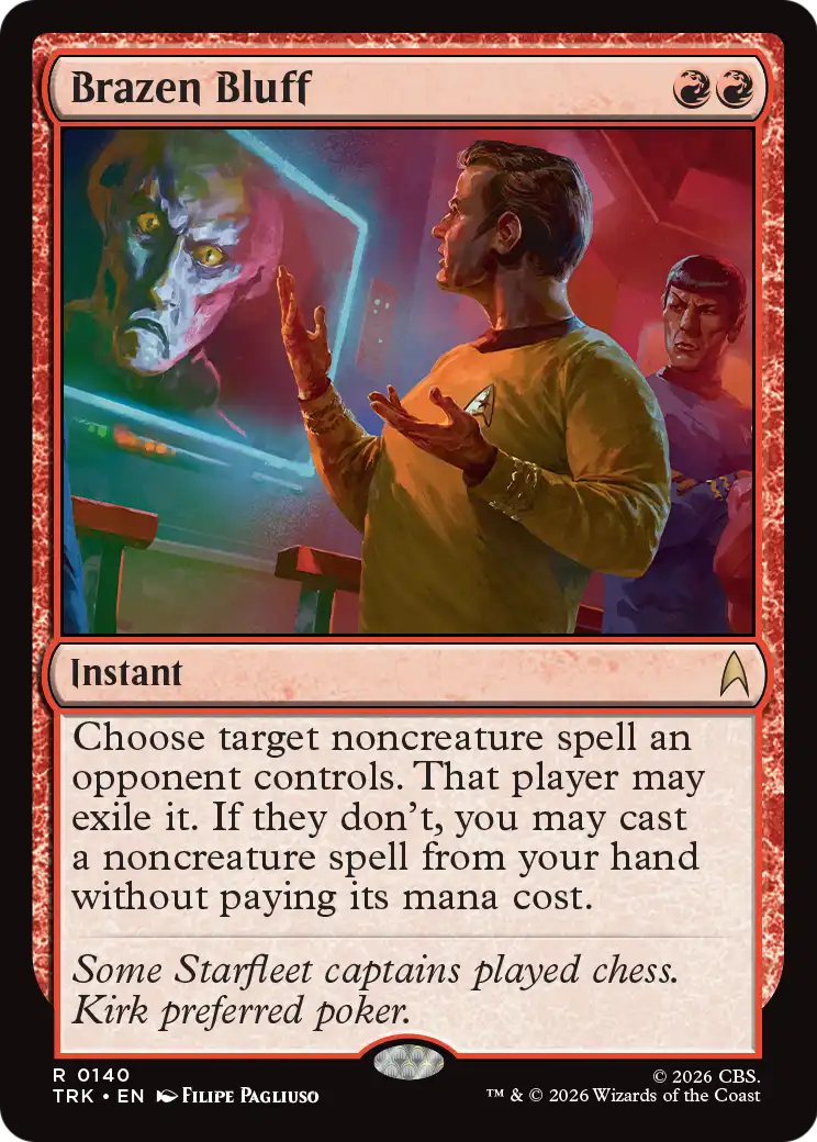 Brazen Bluff [Star Trek] MTG Single Magic: The Gathering | Red Claw Gaming