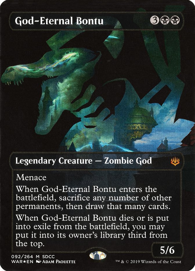 God-Eternal Bontu [San Diego Comic-Con 2019] MTG Single Magic: The Gathering | Red Claw Gaming