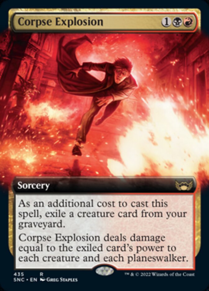 Corpse Explosion (Extended Art) [Streets of New Capenna] MTG Single Magic: The Gathering | Red Claw Gaming