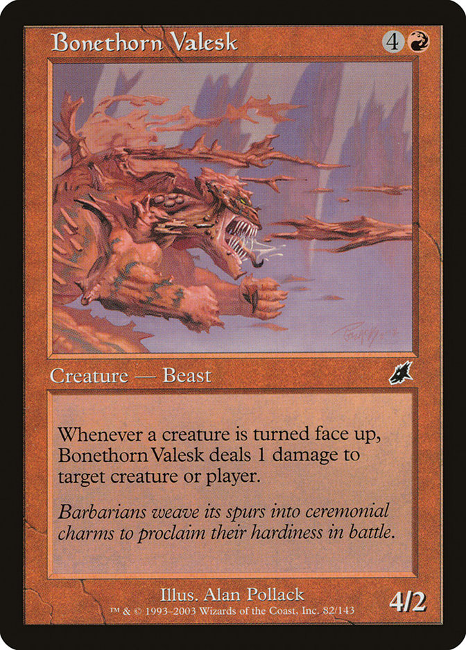 Bonethorn Valesk [Scourge] MTG Single Magic: The Gathering | Red Claw Gaming