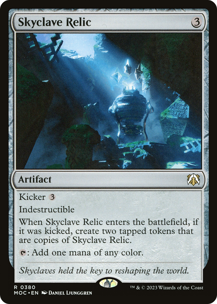 Skyclave Relic [March of the Machine Commander] MTG Single Magic: The Gathering | Red Claw Gaming