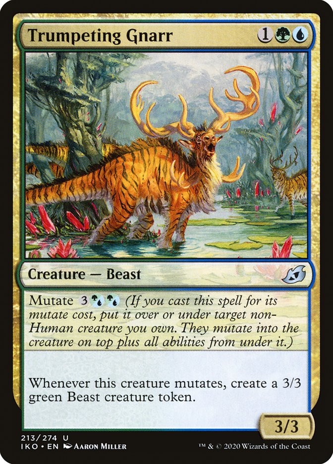 Trumpeting Gnarr [Ikoria: Lair of Behemoths] MTG Single Magic: The Gathering | Red Claw Gaming