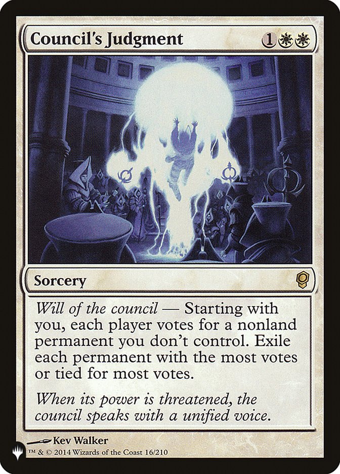 Council's Judgment [The List] MTG Single Magic: The Gathering | Red Claw Gaming