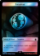 Alien Angel // Treasure (0063) Double-Sided Token (Surge Foil) [Doctor Who Tokens] MTG Single Magic: The Gathering | Red Claw Gaming