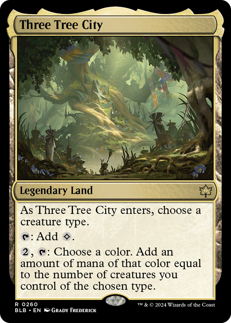 Three Tree City [Bloomburrow] MTG Single Magic: The Gathering | Red Claw Gaming