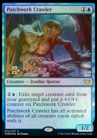 Patchwork Crawler [Innistrad: Crimson Vow Prerelease Promos] MTG Single Magic: The Gathering | Red Claw Gaming