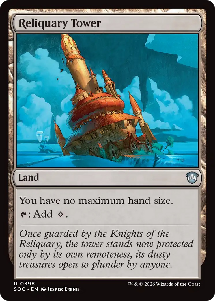 Reliquary Tower [Secrets of Strixhaven Commander] MTG Single Magic: The Gathering | Red Claw Gaming