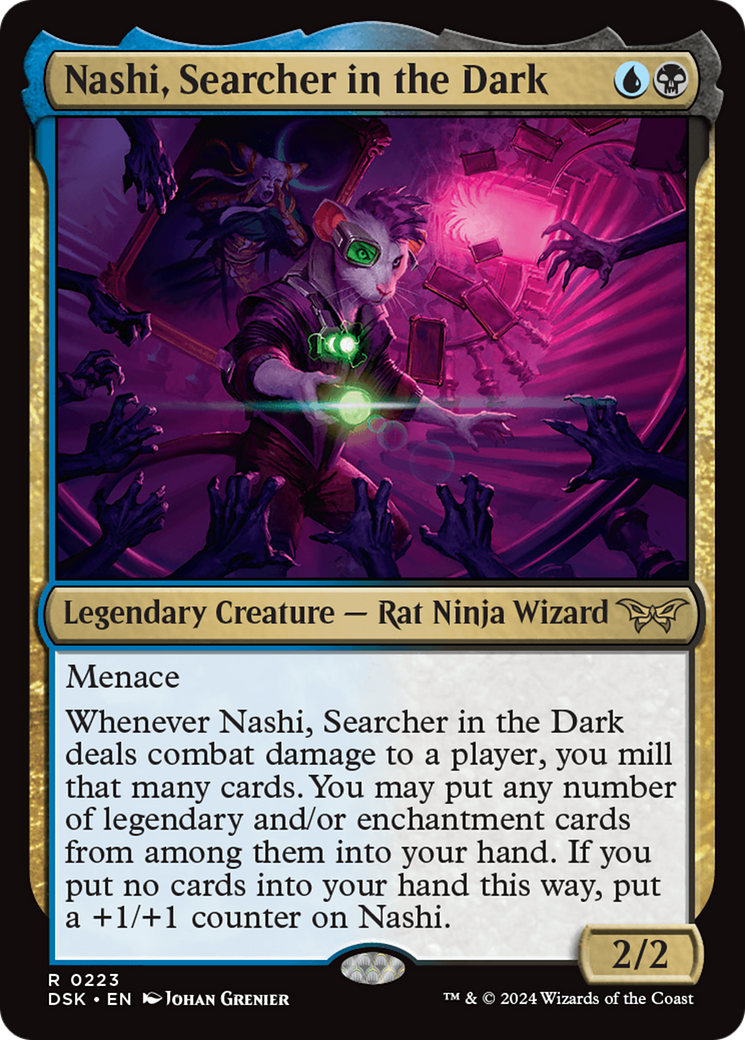 Nashi, Searcher in the Dark [Duskmourn: House of Horror] MTG Single Magic: The Gathering | Red Claw Gaming