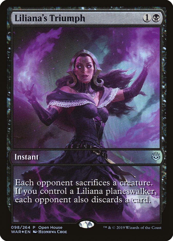 Liliana's Triumph (Open House) [War of the Spark Promos] MTG Single Magic: The Gathering | Red Claw Gaming