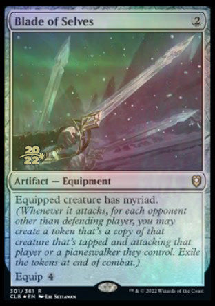 Blade of Selves [Commander Legends: Battle for Baldur's Gate Prerelease Promos] MTG Single Magic: The Gathering | Red Claw Gaming