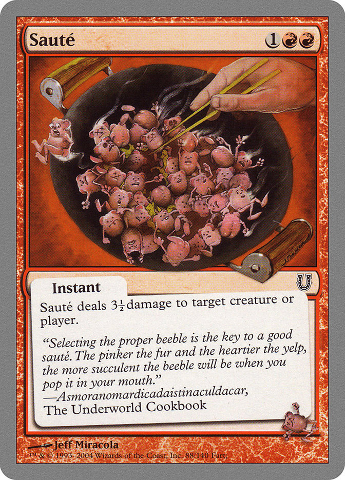 Saute [Unhinged] MTG Single Magic: The Gathering | Red Claw Gaming